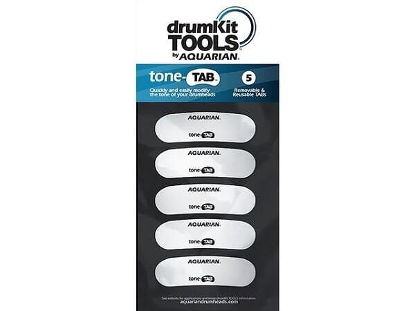 Aquarian T-Tab Drumhead Tone Modifier 5pcs.