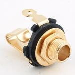 MEC Standard Open Plug Mono, Silver Plates, Gold