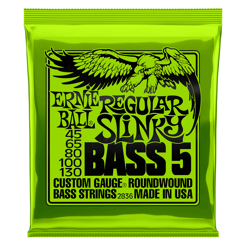 Ernie Ball Regular Slinky Bass Nickel 5-Strings 045"/130"