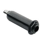 MEC Stereo Jack for Electric guitar, Shielded, Black