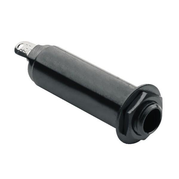 MEC Stereo Jack for Electric Guitar, Shielded, Black