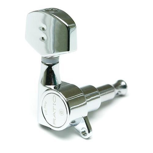 Graph Tech Ratio Electric 6 Inline RightHanded Mini Contemporary Offset Screw Chrome