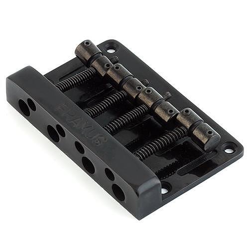 Framus 1-Piece Bass Guitar Bridge, 5-String, Black