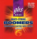GHS Bass Boomers 6 String, Medium Light, 030"-126"