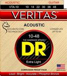 DR Strings VERITAS Acoustic Strings w/ ACT, Extra Light 010"/048"