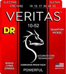 DR Strings VERITAS Electric Strings, Medium To Heavy 010"/052"