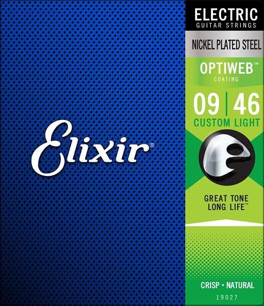 Elixir Electric Optiweb Coating, Custom Light 009"/046"