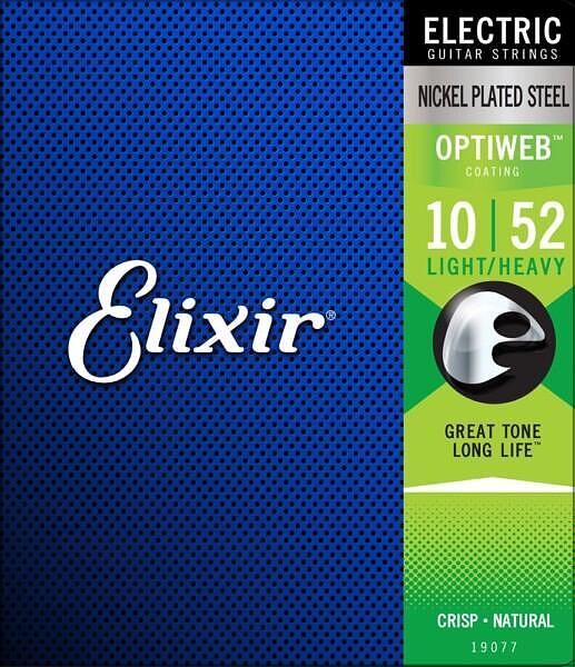 Elixir Electric Optiweb Coating, Light-Heavy 010"/052"