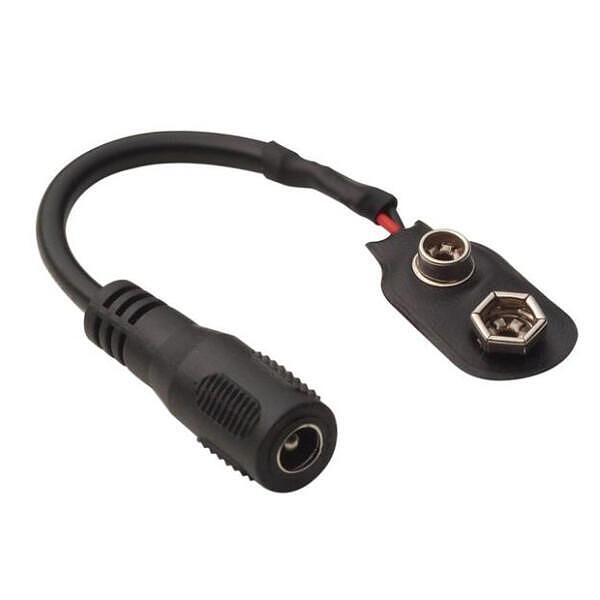 RockBoard Power Ace Cable, Battery Clip Converter