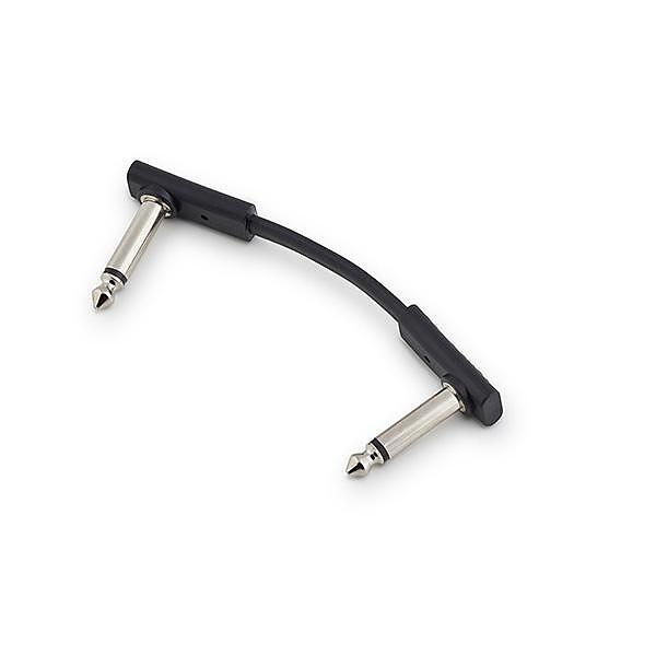 RockBoard Flat Patch Cable, Black, 5 cm