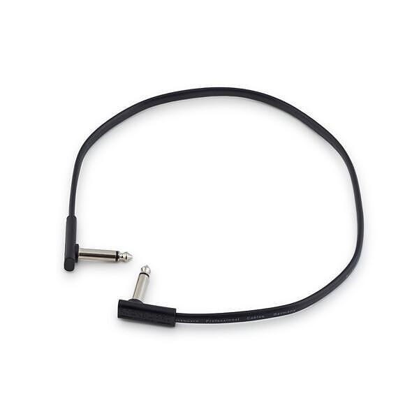 RockBoard Flat Patch Cable, Black, 45 cm