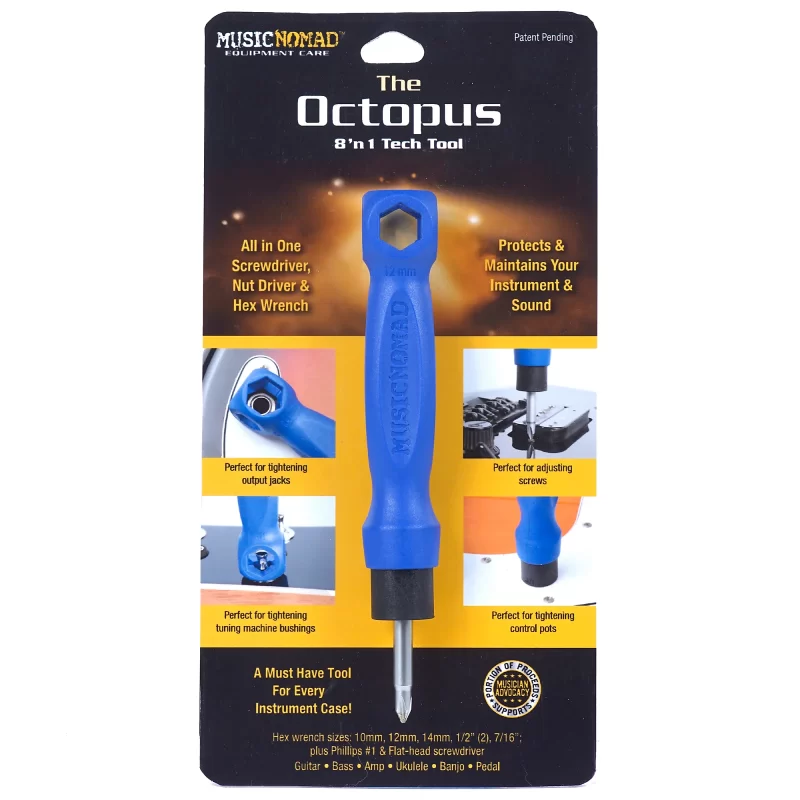 Music Nomad The Octopus 8 'n 1 Tech Tool