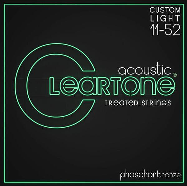Cleartone Acoustic Strings, Custom Light 11-52
