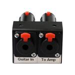 Best-Tronics 2 Port Side Mountable Pedalboard Panel with Feedthough Connectors