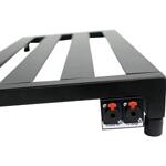 Best-Tronics 2 Port Side Mountable Pedalboard Panel with Feedthough Connectors