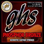 GHS Phosphor Bronze 12-string Light 011"/048"
