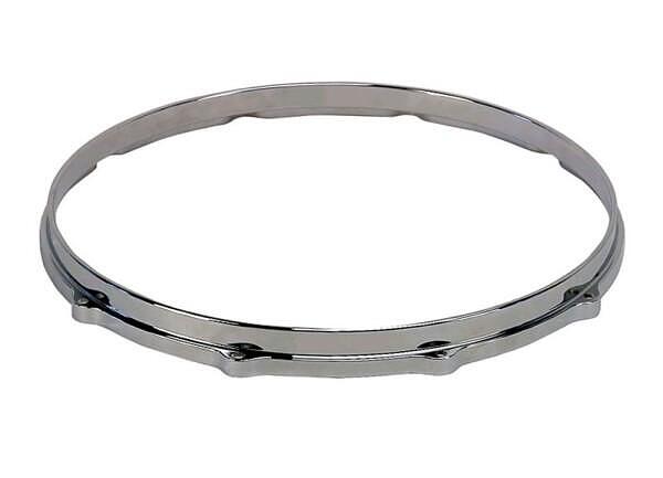 Dixon 14" Die Cast Snare/Tom Hoop, 10 Ears, Batter Side, Chrome Plated