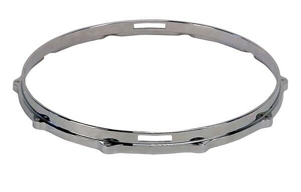 Dixon 14" Die Cast Snare Hoop, 10 Ears, Snare Side, Chrome Plated