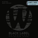Warwick Black Label Bass Strings, 4-String, Medium, 045"/105"