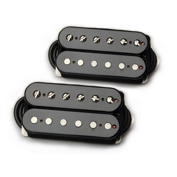 Bare Knuckle Boot Camp True Grit Humbucker Set, 6 String, Black, Open, 50mm