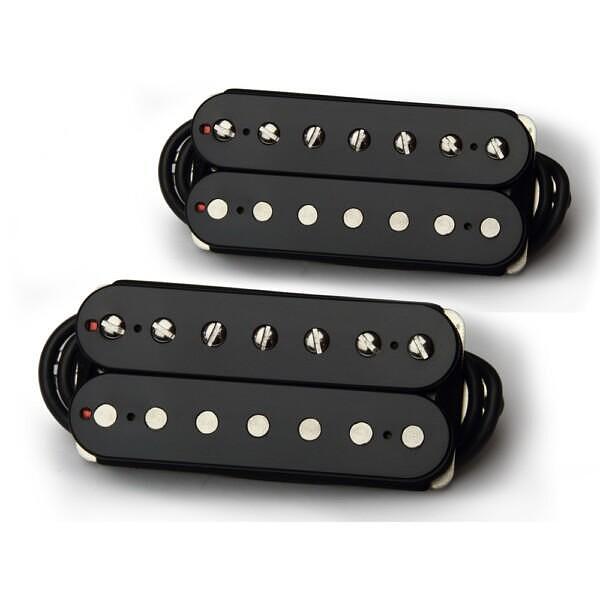 Bare Knuckle Boot Camp Brute Force Humbucker Set, 7 String, Black, Open