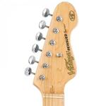 Vintage V6MNAT Electric Guitar, Maple Fretboard, Natural Ash