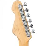 Vintage V6MNAT Electric Guitar, Maple Fretboard, Natural Ash