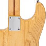 Vintage V6MNAT Electric Guitar, Maple Fretboard, Natural Ash