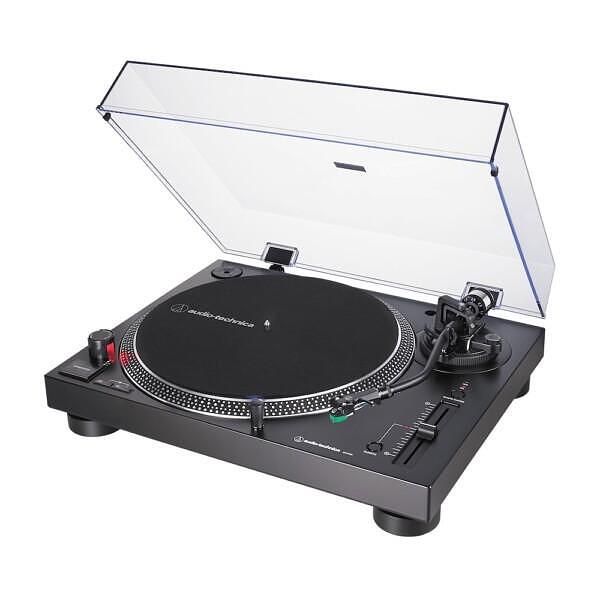 Audio Technica LP120X Manual Direct-Drive Turntable, USB & Analog, Black