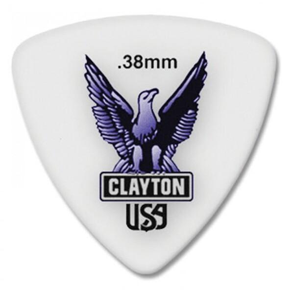Clayton Acetal/Polymer Triangle Pick, 0.38mm