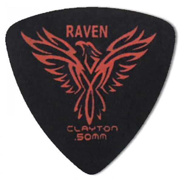Clayton Black Raven Triangle Pick, 0.50mm