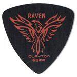 Clayton Black Raven Triangle Pick, 0.63mm