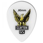 Clayton Acetal/Polymer Teardrop Pick, 0.80mm