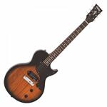 Vintage V120TB ReIssued Electric Guitar, Two Tone Sunburst