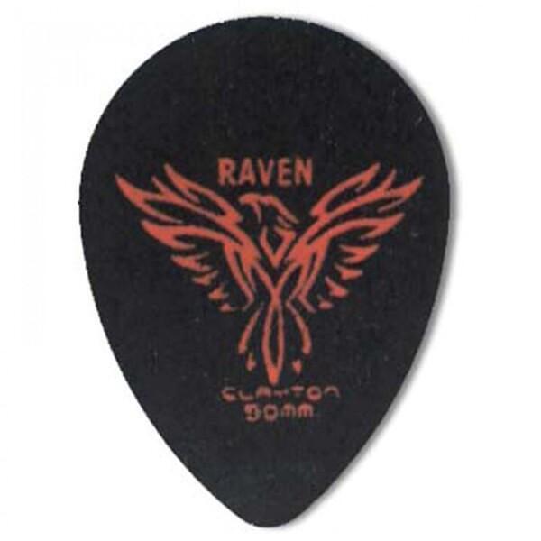 Clayton Black Raven Teardrop Pick, 0.50mm