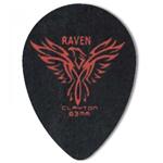 Clayton Black Raven Teardrop Pick, 0.63mm