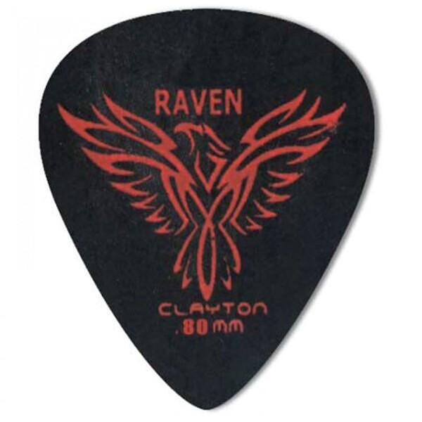 Clayton Black Raven Standard Pick, 0.80mm