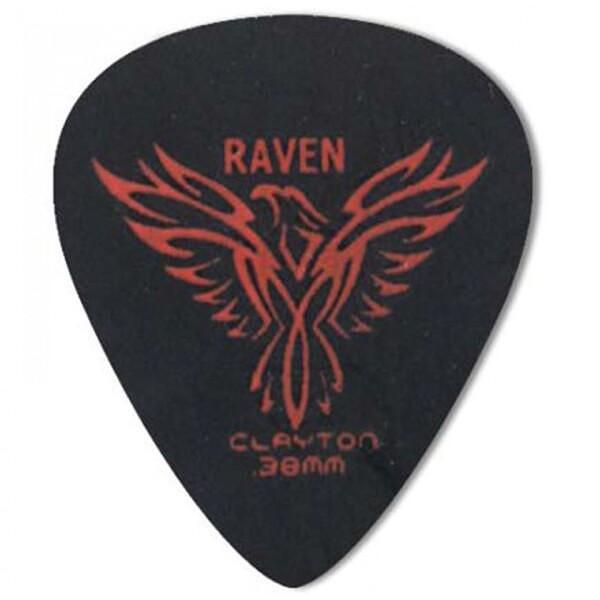 Clayton Black Raven Standard Pick, 0.38mm