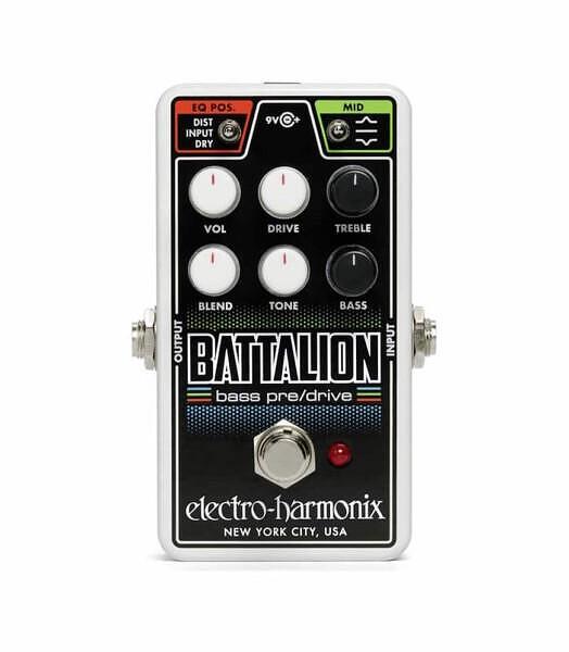 Electro-Harmonix Nano Battalion, Bass Preamp & Overdrive