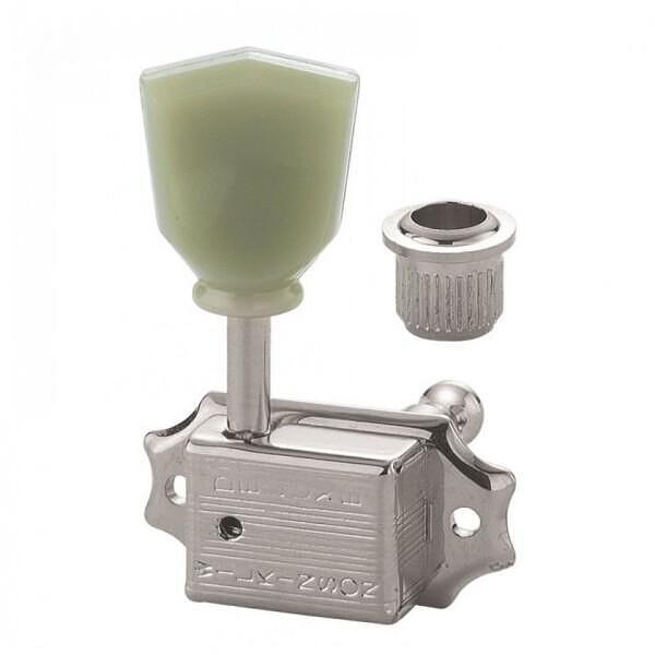 Wilkinson Deluxe Tulip Style Machineheads Green/Chrome