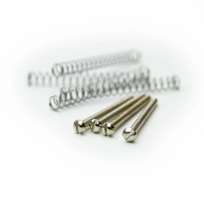 Bare Knuckle Replacement Humbucker Mounting Screws, Nickel 4 Pack