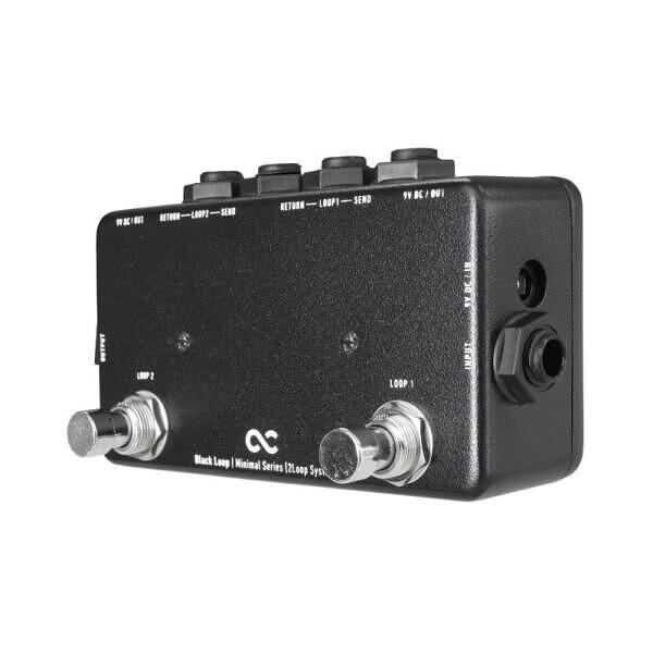 One Control Minimal Series Black Loop - A+B Switch / True Bypass Looper