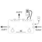 One Control Minimal Series Black Loop - A+B Switch / True Bypass Looper
