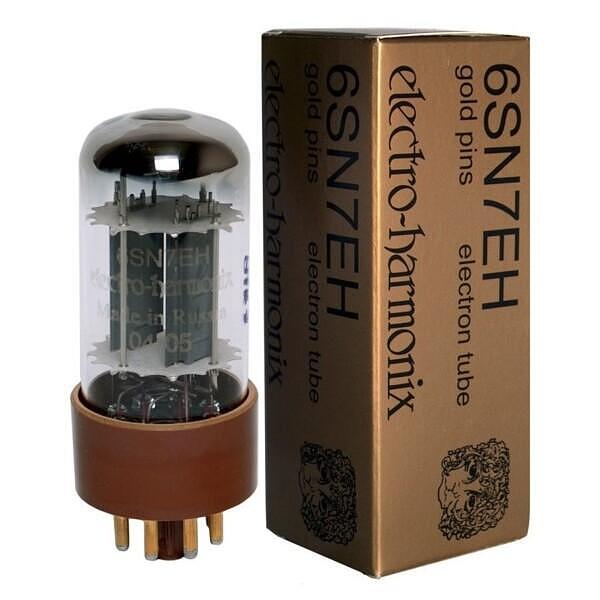 Electro-Harmonix 6SN7EHG Preamp Tube, Gold Pins