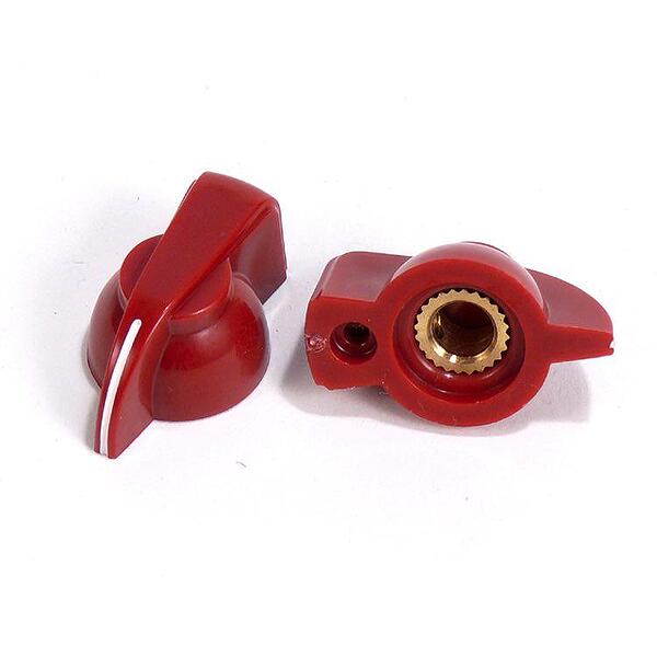 Chicken Head Knob Set Screw, Maroon
