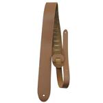 Perri's 2.5″ Basic Leather Guitar Strap, Tan
