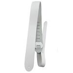 Perri's 2.5″ Basic Leather Guitar Strap, White