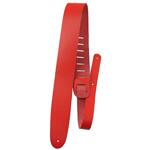 Perri's 2.5″ Basic Leather Guitar Strap, Red