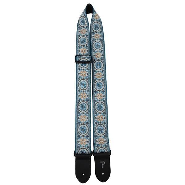 Perri's The Hope Collection Blue Mandala Guitar Strap