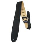 Perri's 2.5″ Soft Suede Guitar Strap, Black